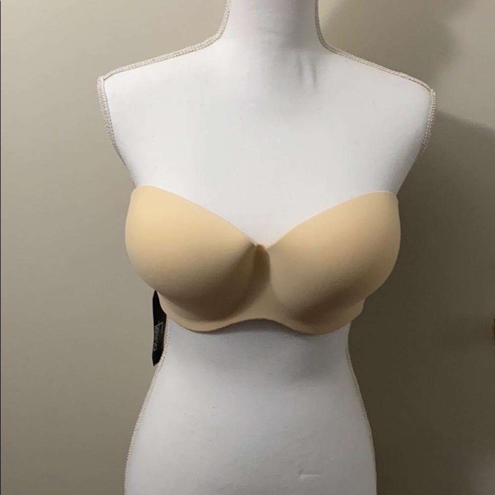 Felina Nude Hint of Skin strapless bra 38D